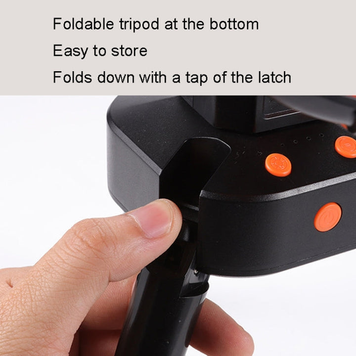 Outdoor Camping USB Charging Fan Tent Swing Head Fan With Tripod LED Light(Black) | Bowlift