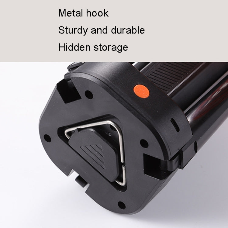 Outdoor Camping USB Charging Fan Tent Swing Head Fan With Tripod LED Light(Black) | Bowlift