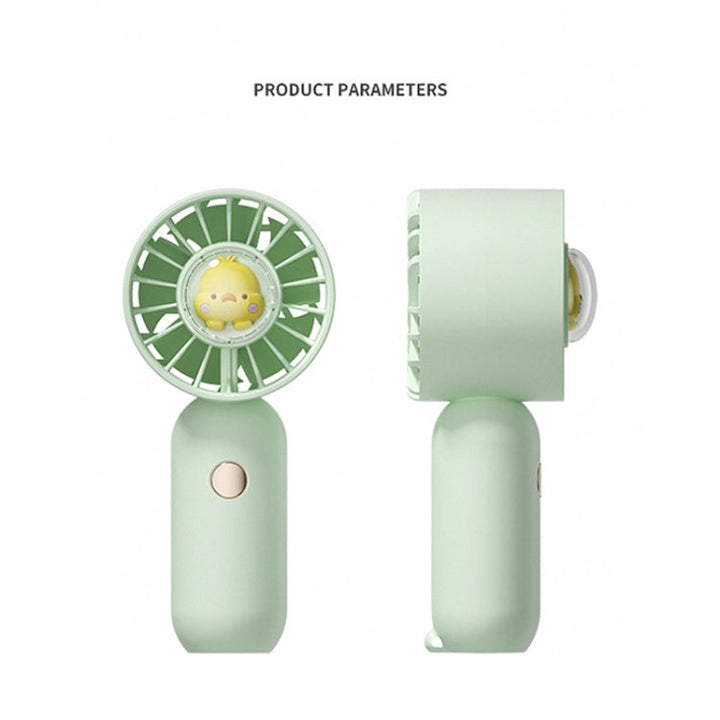 Hand Holds Small Fan Portable Mini Pocket Fan, Style: Blue Duck | Bowlift