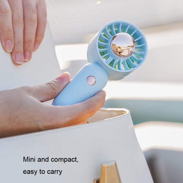 Hand Holds Small Fan Portable Mini Pocket Fan, Style: Blue Duck | Bowlift