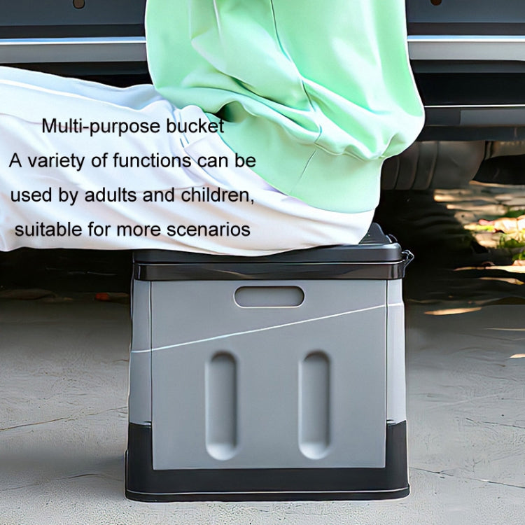 BowLift | Auto Folding Portable Toilet Outdoor Emergency Mobile Toilet (Dark Gray)