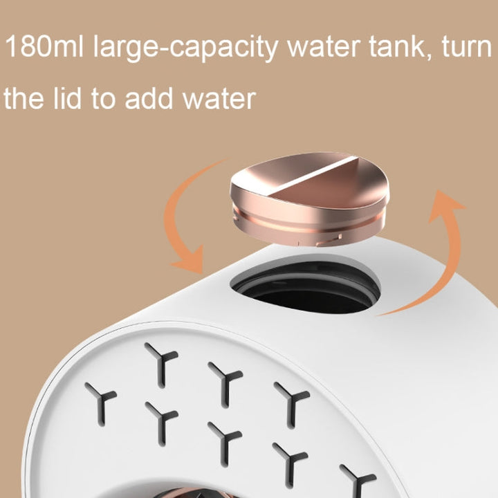 USB Spray Humidification Air Conditioning Fan Small Portable Desktop Air Cooler, Style: Charging (Green) | Bowlift