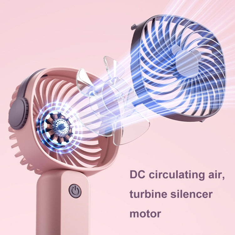 Handheld Portable Mini Multifunctional Fan With Phone Holder Function, Color: Yellow Green no Battery | Bowlift