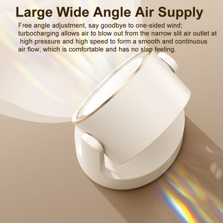 3 In 1 Multifunctional Desktop Fan with LED Light Cosmetic Mirror USB Plug Non-Oscillating | Bowlift