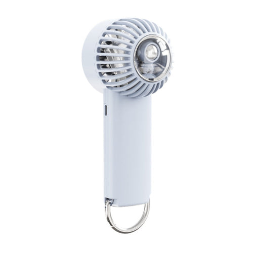 Outdoor Handheld Ice Air Conditioning Fan Astronaut Night Light Semiconductor Cooling Fan(Light Blue) | Bowlift
