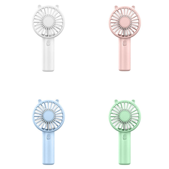 Mini USB Handheld Fan Rechargeable Portable Desktop Phone Holder(Green) | Bowlift