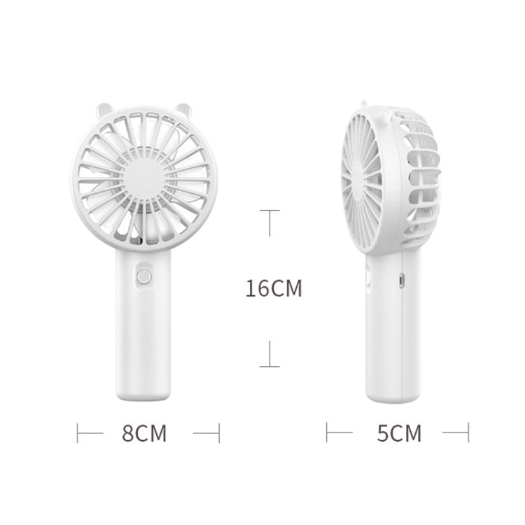 Mini USB Handheld Fan Rechargeable Portable Desktop Phone Holder(Pink) | Bowlift
