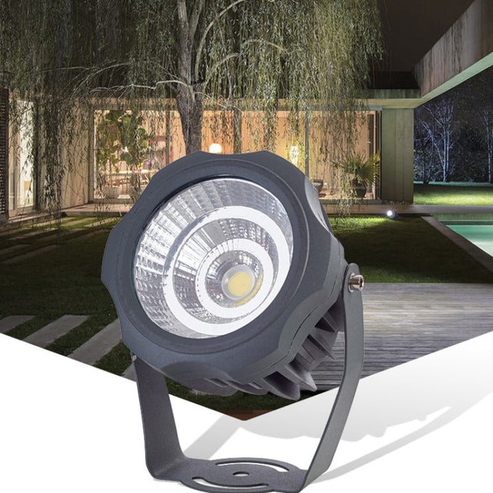 BowLift | LED Floodlight COB Outdoor Waterproof Spotlight Billboard Lights Garden Lamp, Color: 20W 7 Colors