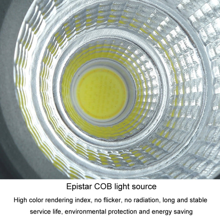 BowLift | LED floodlight COB outdoor waterproof spotlight billboard lights garden lamp, Color: 30W 7 colors