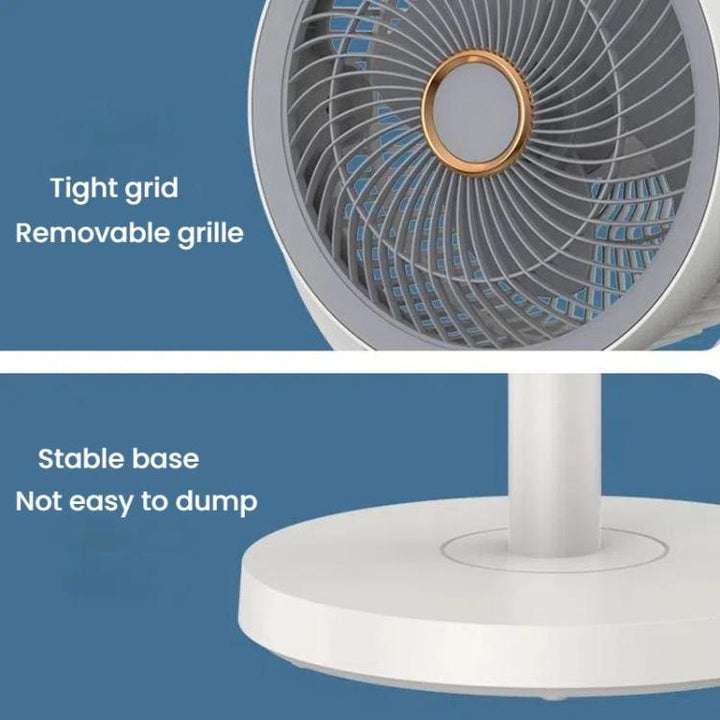 Air Circulation Fan Turbo Light Convection Standing Fan Remote Control Timer Floor Fan, Style: USB Plug | Bowlift