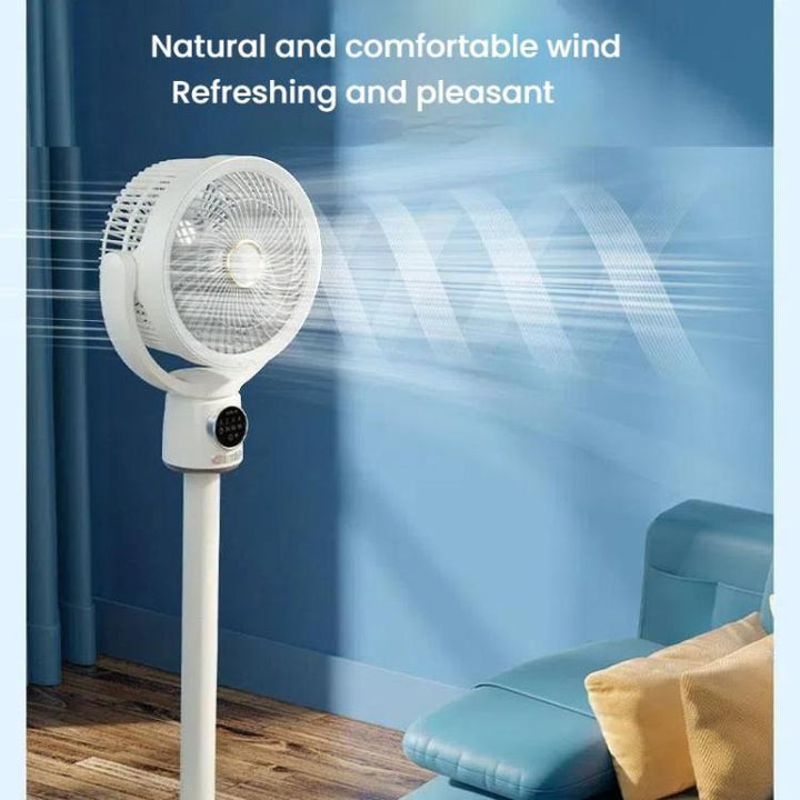 Air Circulation Fan Turbo Light Convection Standing Fan Remote Control Timer Floor Fan, Style: USB Plug | Bowlift