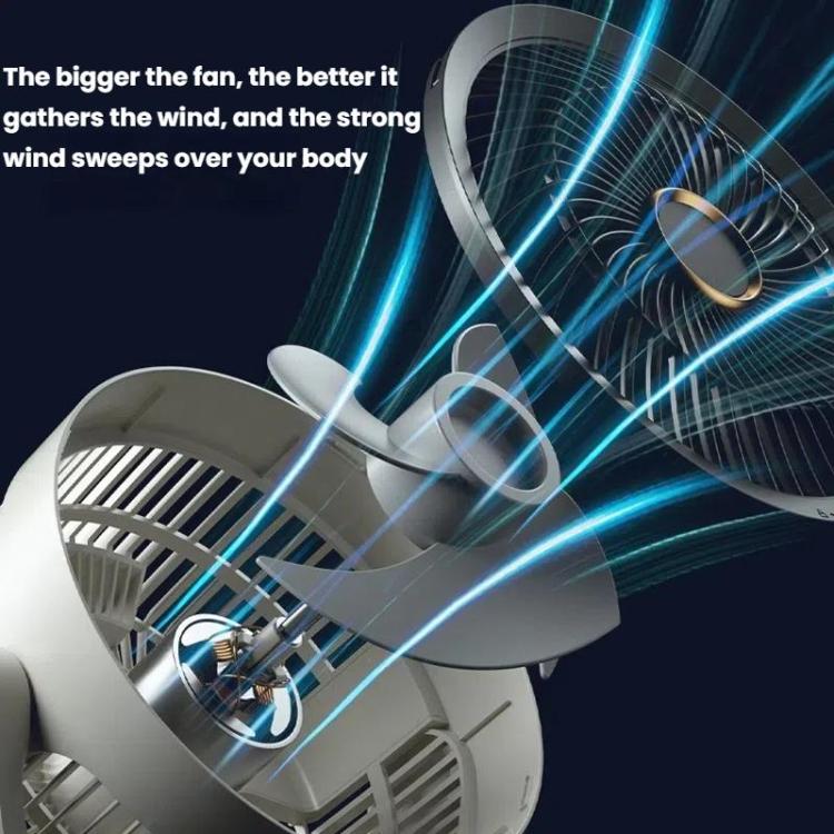 USB Air Circulation Fan Office Desktop Small Fan, Style: Rechargeable | Bowlift