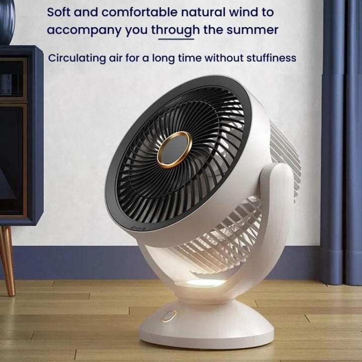 USB Air Circulation Fan Office Desktop Small Fan, Style: Rechargeable | Bowlift