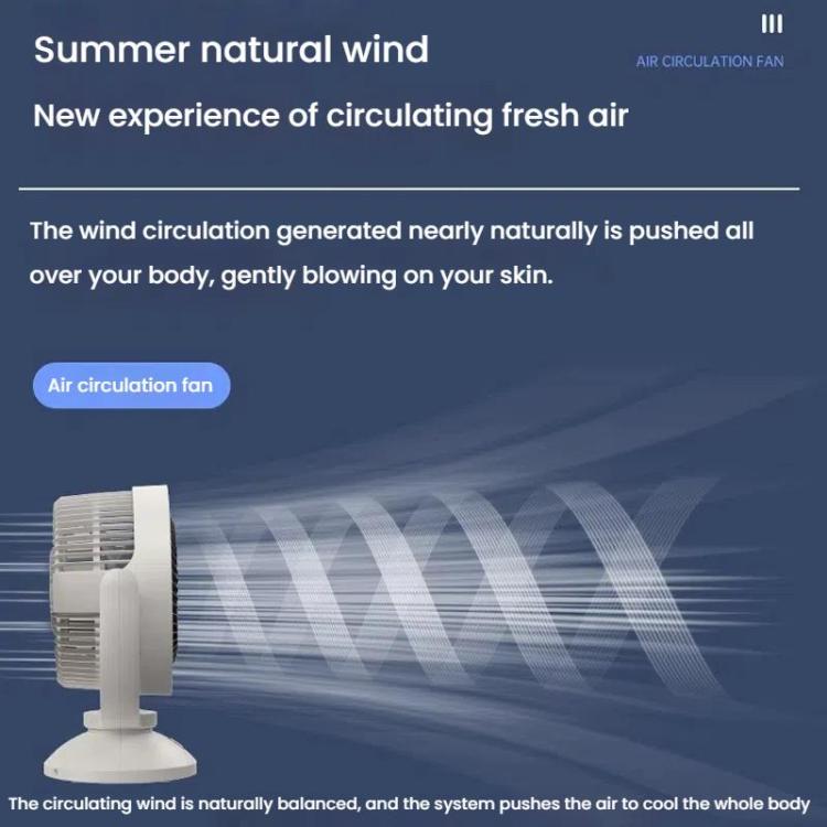 USB Air Circulation Fan Office Desktop Small Fan, Style: Rechargeable | Bowlift