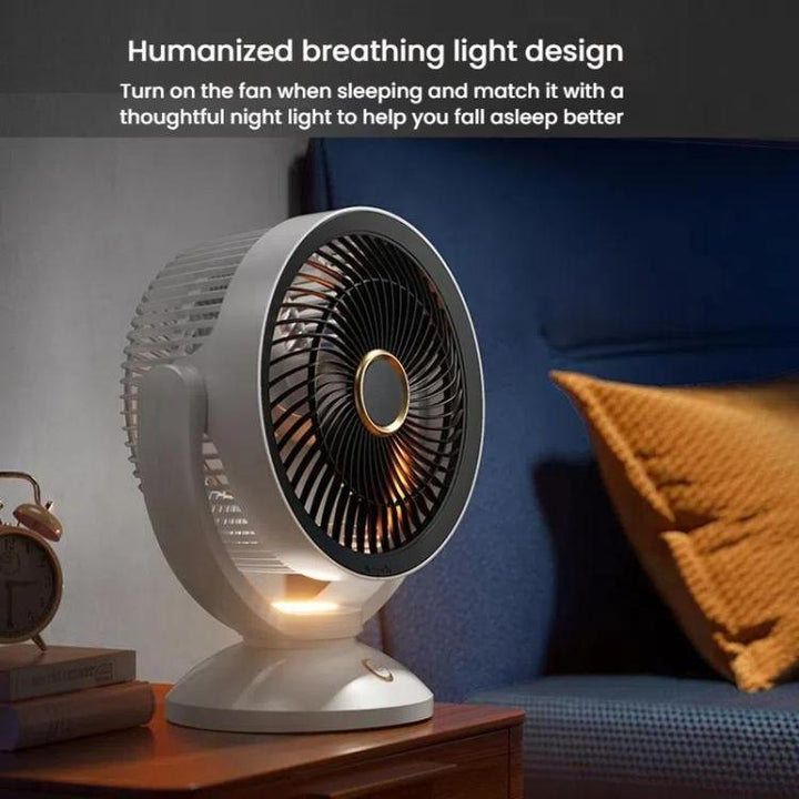 USB Air Circulation Fan Office Desktop Small Fan, Style: Rechargeable | Bowlift