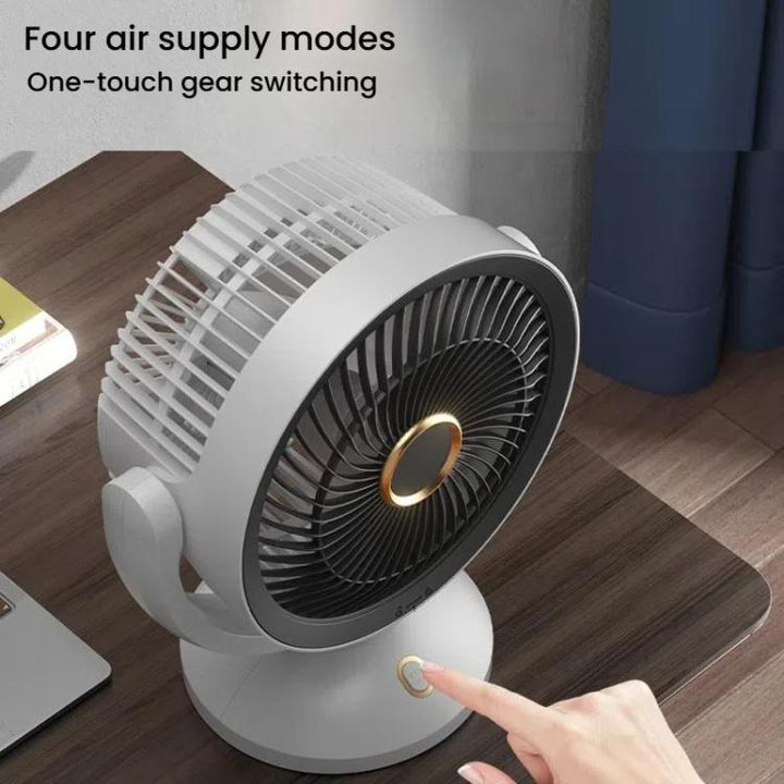 USB Air Circulation Fan Office Desktop Small Fan, Style: Rechargeable | Bowlift