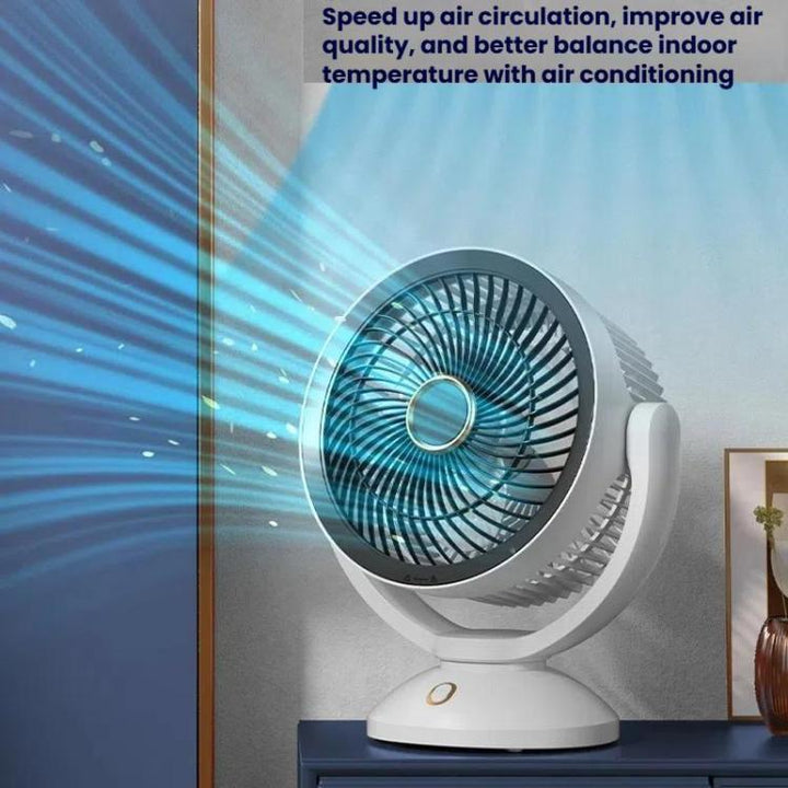 USB Air Circulation Fan Office Desktop Small Fan, Style: Rechargeable | Bowlift