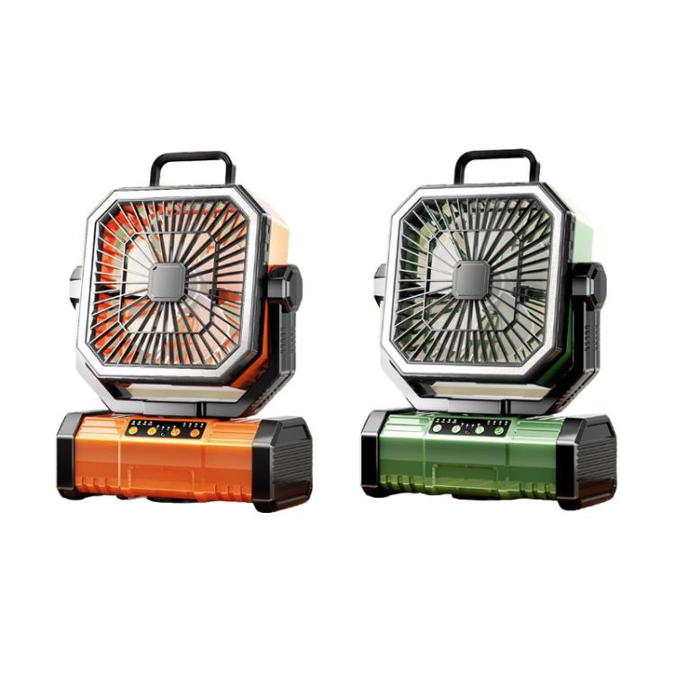 Remote Control USB Oscillating Fan Portable Light For Camping(Green) | Bowlift