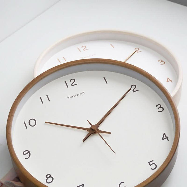 BowLift | Analog Wood Wall Clock with Silent Movement
