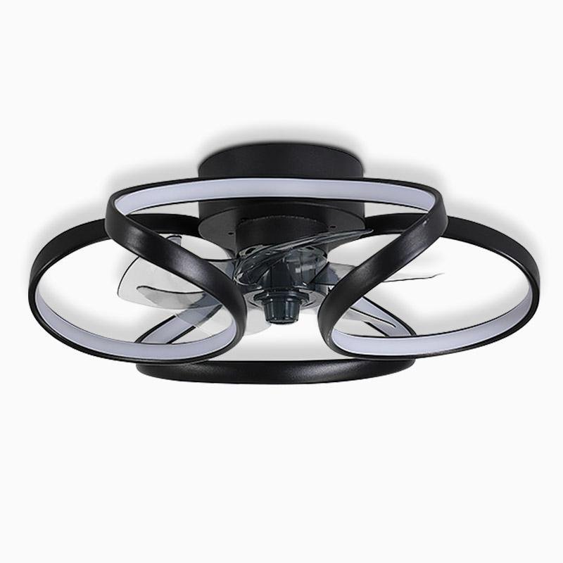 BowLift | Stylish LED Ceiling Fan with Remote and Floral Decoration
