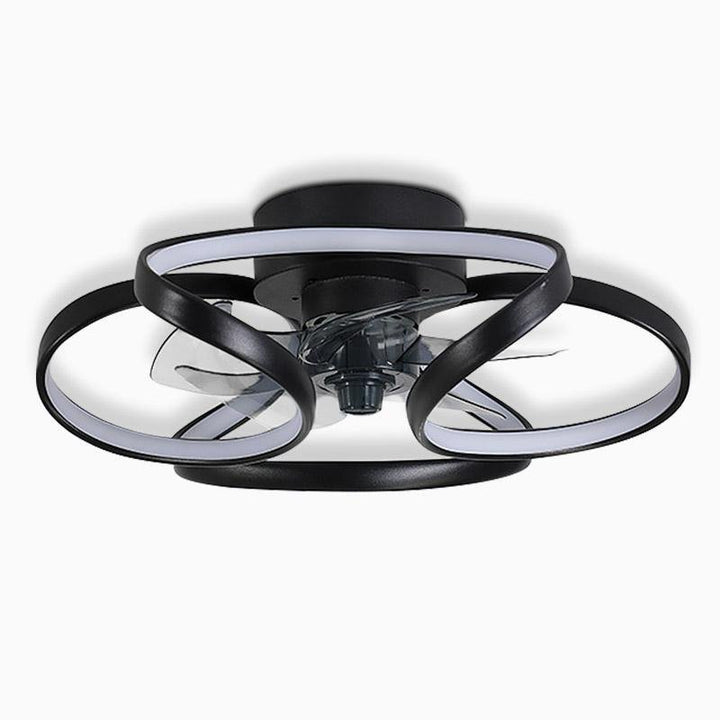 BowLift | Stylish LED Ceiling Fan with Remote and Floral Decoration