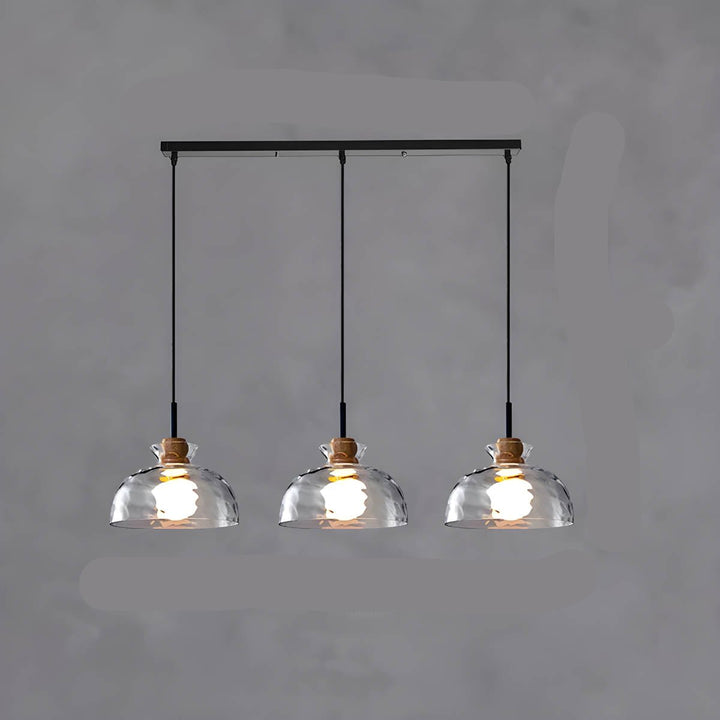BowLift | LuxeGlow Chic Glass chandelier - Modern elegant glass ceiling lamp