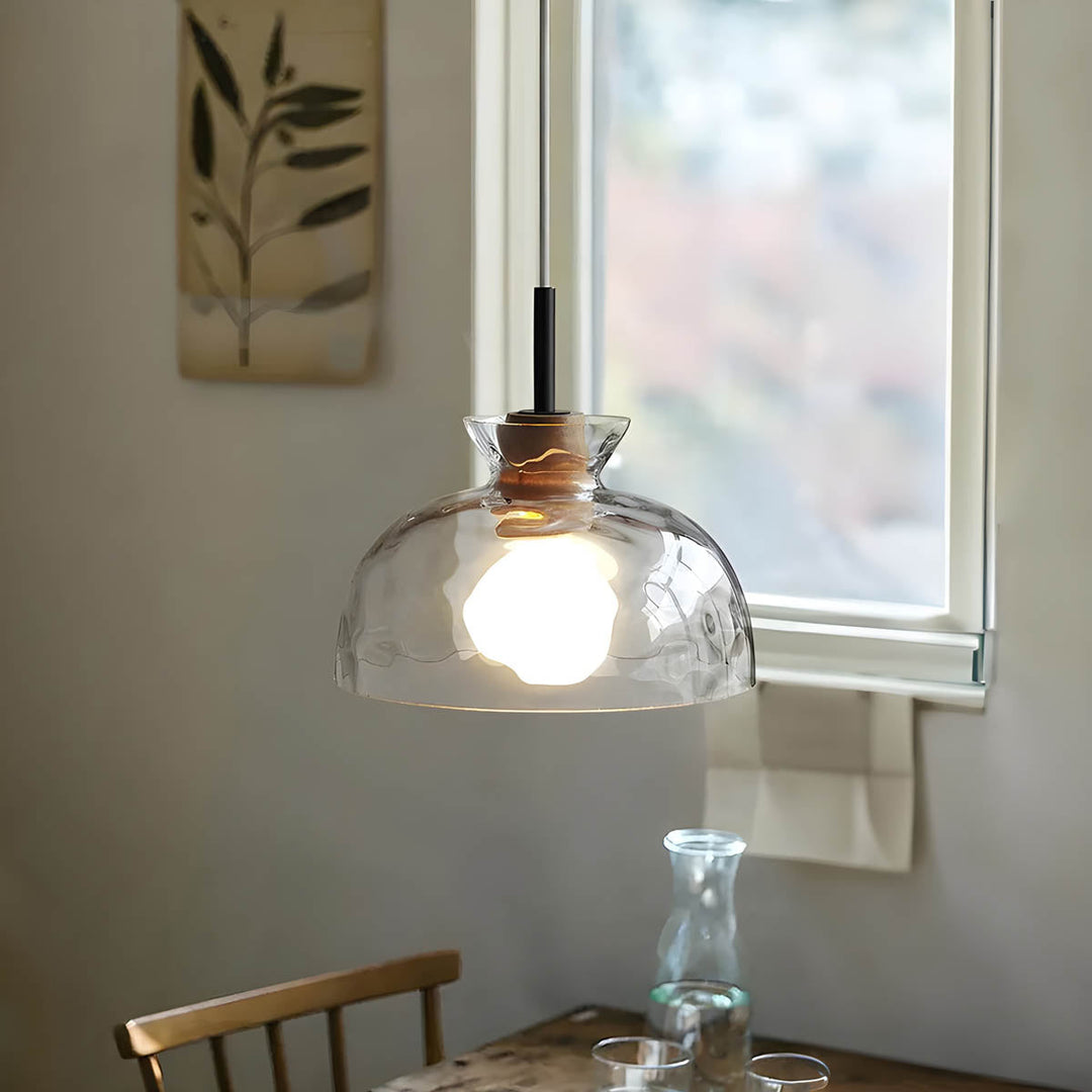 BowLift | LuxeGlow Chic Glass chandelier - Modern elegant glass ceiling lamp