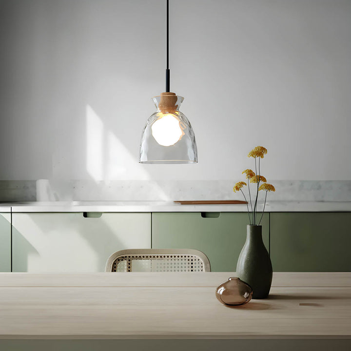 BowLift | LuxeGlow Chic Glass chandelier - Modern elegant glass ceiling lamp