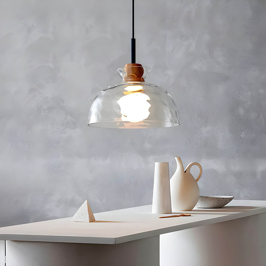 BowLift | LuxeGlow Chic Glass chandelier - Modern elegant glass ceiling lamp