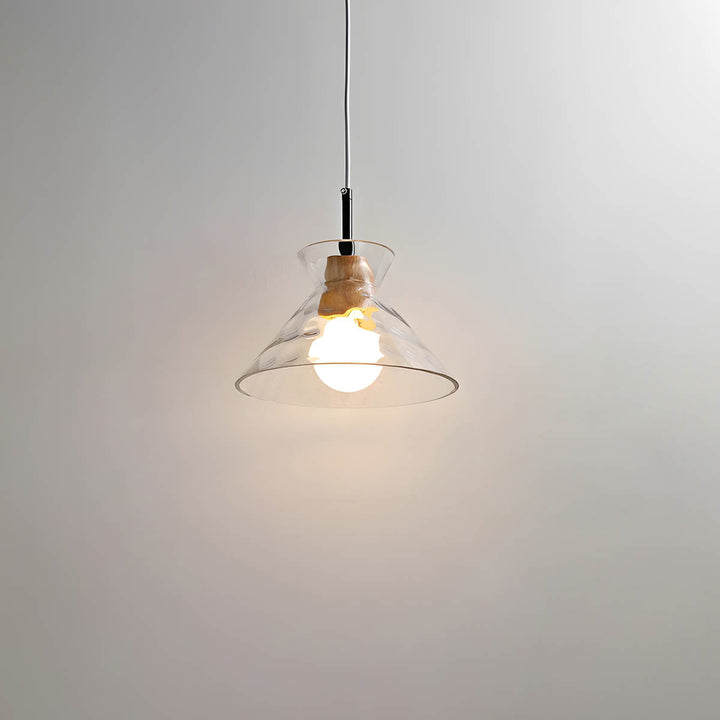 BowLift | LuxeGlow Chic Glass chandelier - Modern elegant glass ceiling lamp