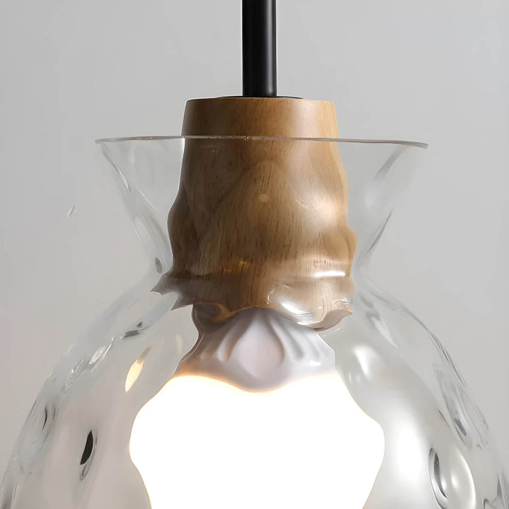 BowLift | LuxeGlow Chic Glass chandelier - Modern elegant glass ceiling lamp