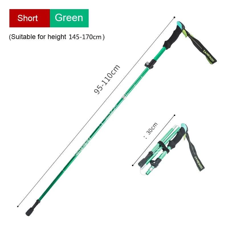BowLift | Ultralight 5-piece telescopic trekking poles for mountain and hiking tours