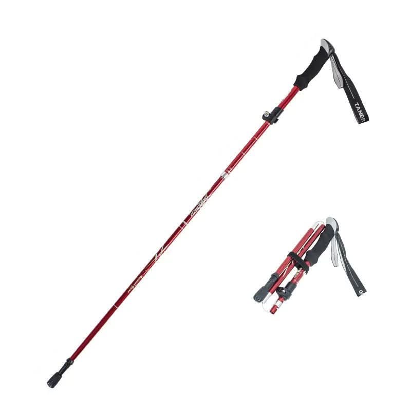BowLift | Ultralight 5-piece telescopic trekking poles for mountain and hiking tours