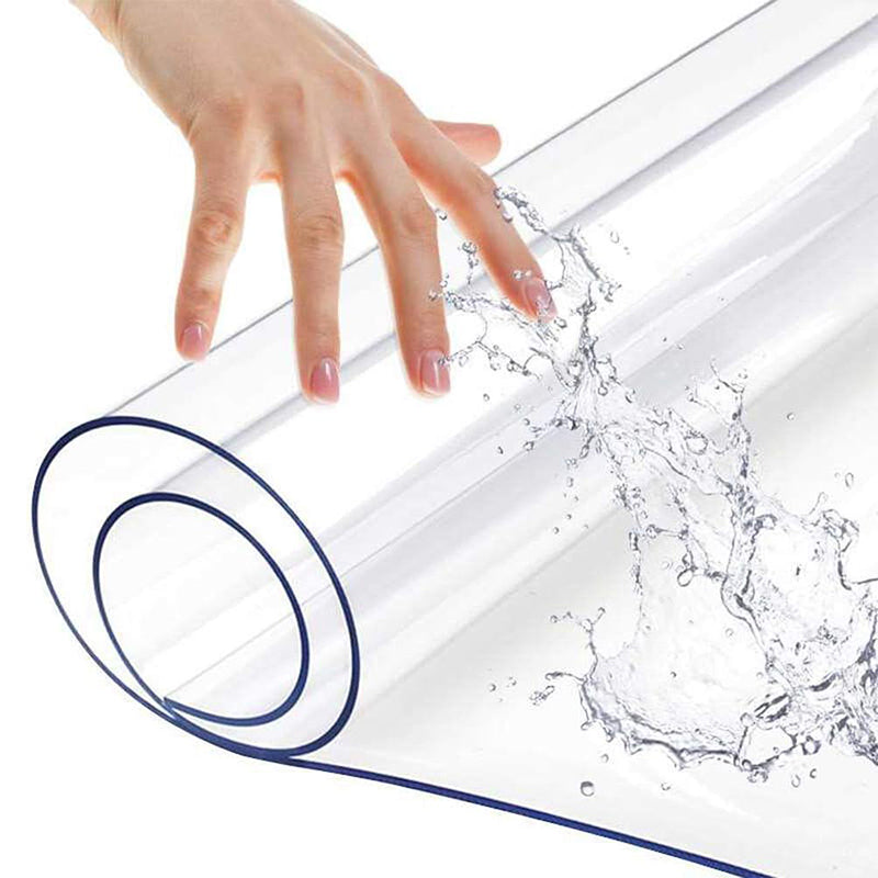 BowLift | 18X36 Inches 1.5mm Thicken Custom Clear Plastic Desktop Table Protector PVC Wipeable Furniture Kitchen Countertop Pad for Dining Living Room Coffee Mat