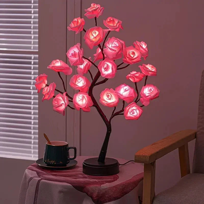 BowLift | Romantic Rose Table Lamp - Warm Light & Elegance