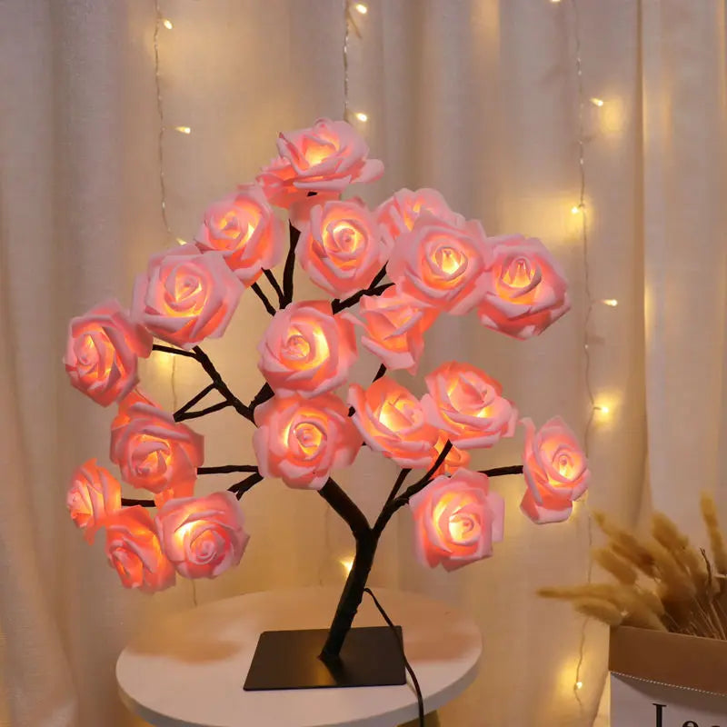BowLift | Romantic Rose Table Lamp - Warm Light & Elegance