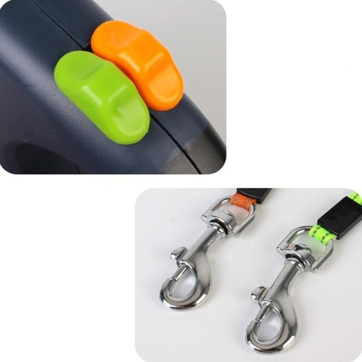 TangleFree Double Dog Leash – Tangle-Free Leash for Easy Walking with Two Dogs | Bowlift