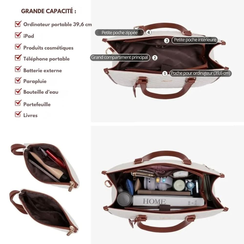 BowLift | in-1 - Elegant shopping bag with integrated insulated compartment & large storage space