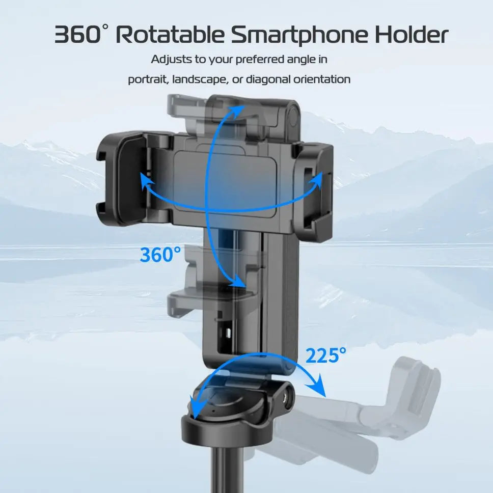BowLift | Bag tripod with retractable handle and remote control