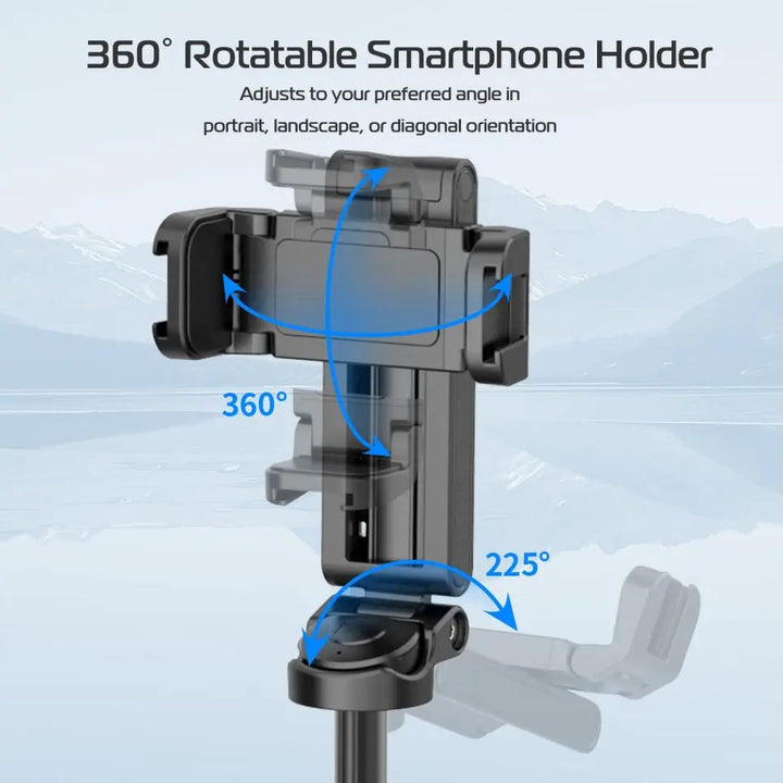 BowLift | Bag tripod with retractable handle and remote control