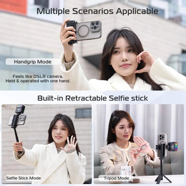 BowLift | Bag tripod with retractable handle and remote control