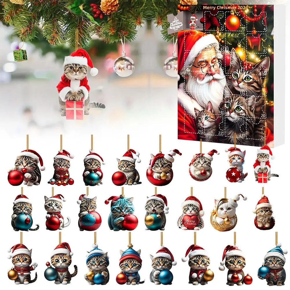 BowLift | Dachshund Advent Calendar 2024 – 24 Days Christmas Countdown with Funny Figures for Dog Lovers