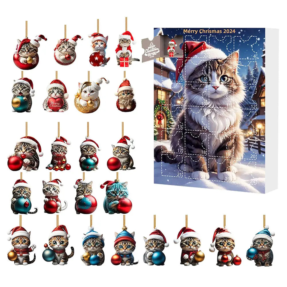 BowLift | Dachshund Advent Calendar 2024 – 24 Days Christmas Countdown with Funny Figures for Dog Lovers