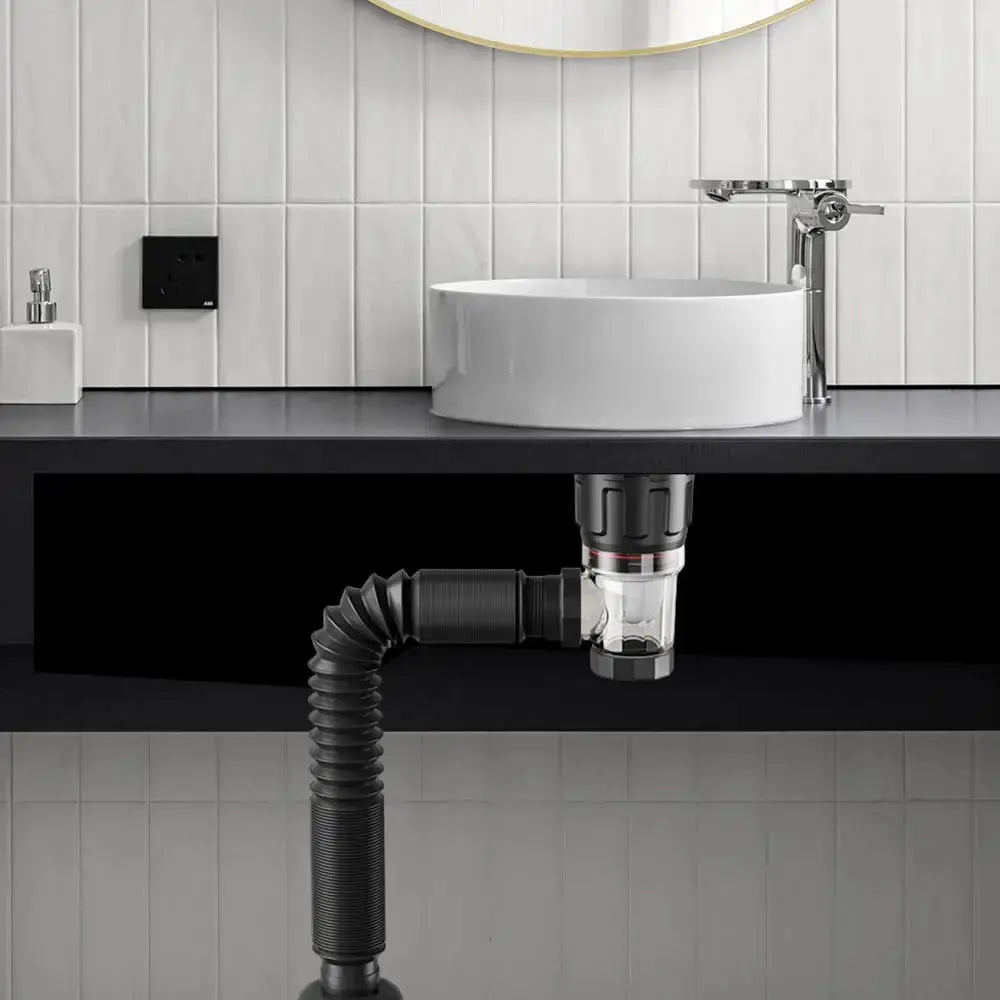 BowLift | Telescoping Multi-Purpose Drain Hose Set – Odor Prevention & Easy Installation