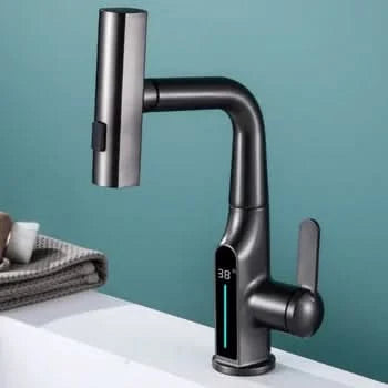 BowLift | LUXOR - Modern digital washbasin tap
