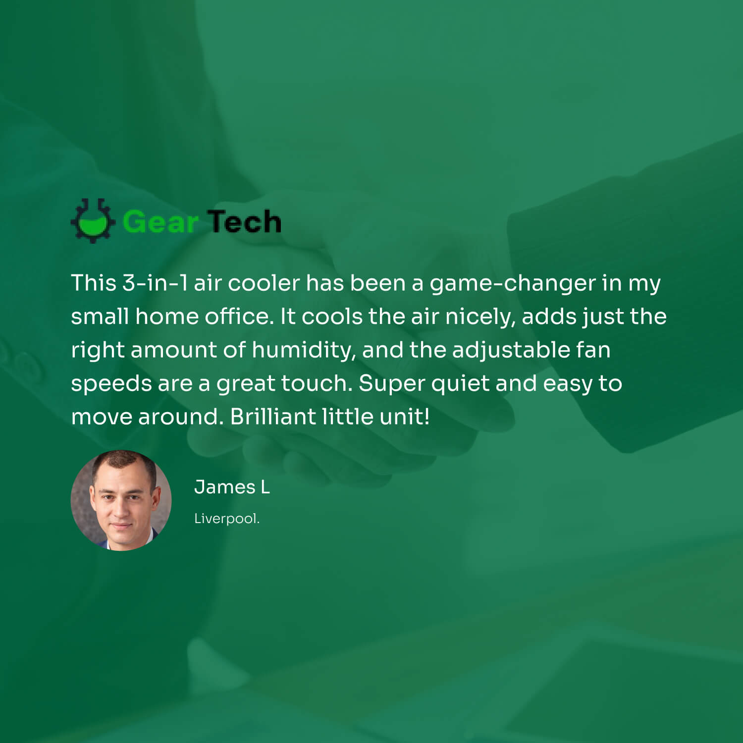 BowLift | 3-in-1 Air Cooler Humidifier | Portable, Adjustable Fan Speeds & Ideal for Bedrooms, Offices & Small Spaces