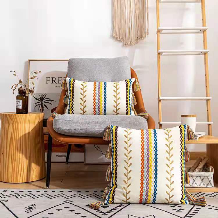 Textured Tassel Pillowcase Bowlift