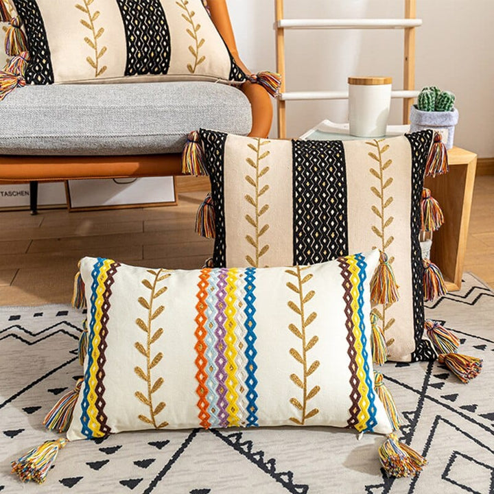 Textured Tassel Pillowcase Bowlift