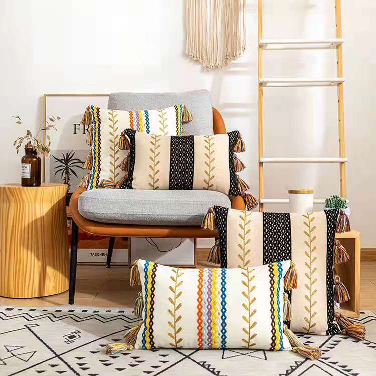 Textured Tassel Pillowcase Bowlift