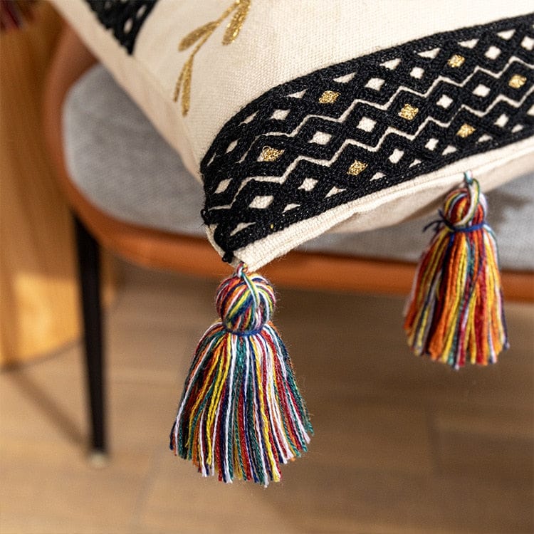 Textured Tassel Pillowcase Bowlift